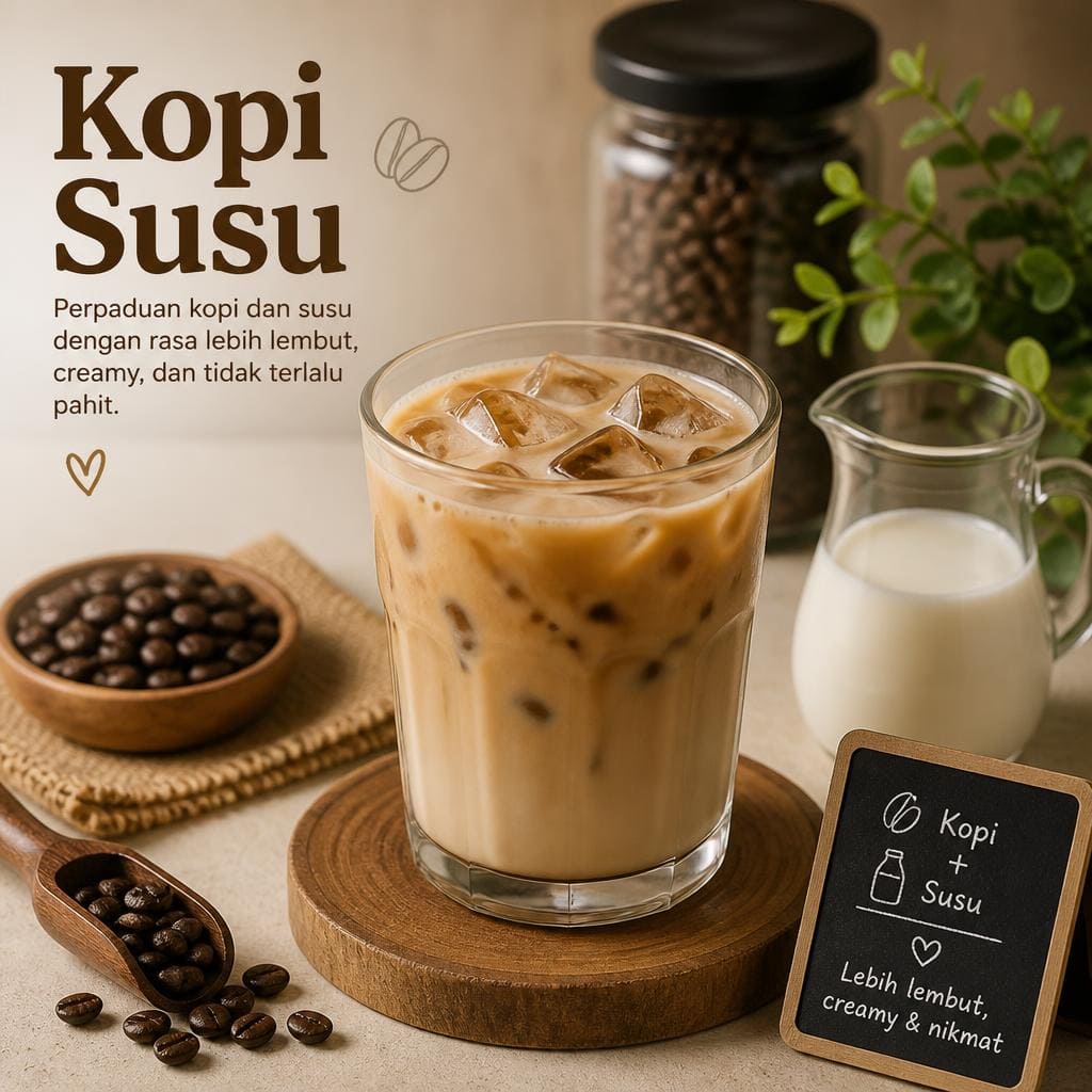 Kopi Susu di Solong Coffee